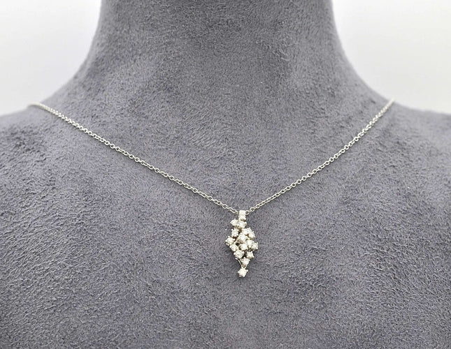 Collana in oro bianco Bibigi con diamanti Ct 0,23 58 Facettes 8850