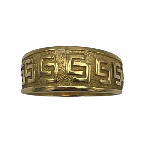 Bague 59 Bague grecque en or jaune 58 Facettes 149053861