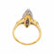 Bague 53 Bague  Marquise  Or jaune, Or blanc Diamant 58 Facettes 4951648CN