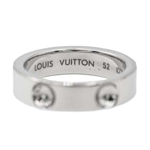 Bague 52 Louis Vuitton Bague Alliance  Or blanc 58 Facettes 2699516CN