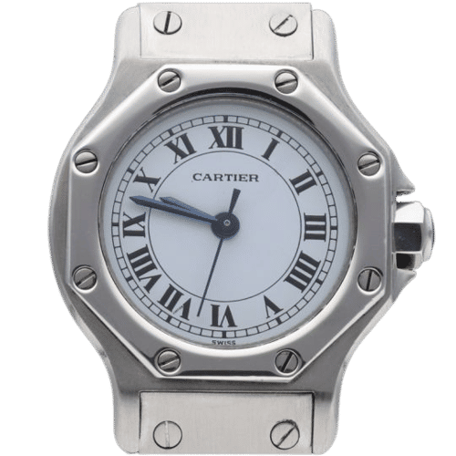 Montre Cartier Montre Santos Ronde 58 Facettes MT44381