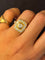 Bague 51 Bague Pompadour en or jaune 18 carats et diamants 1,90 ct 58 Facettes
