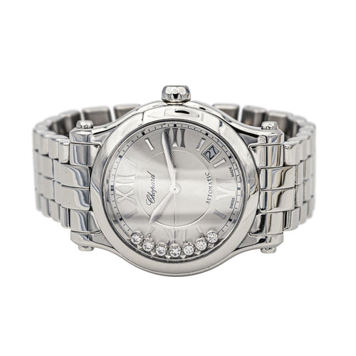 Montre Chopard Montre Happy Sport Acier Diamant, Saphir 58 Facettes 4144055RV