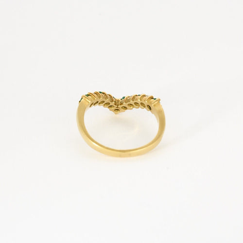 Bague 55.5 Bague en or jaune 18K 58 Facettes PER0107