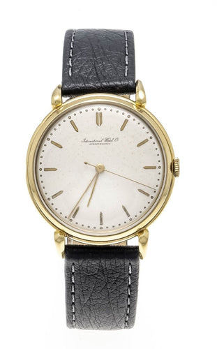 Montre homme IWC Schaffhausen, or jaune 18 carats, calibre 89, vers 1970 58 Facettes IWC-200