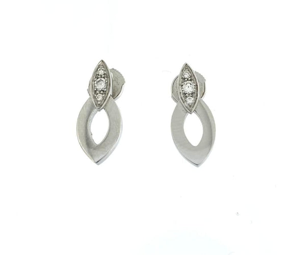 Boucles d'oreilles Cartier Boucles d'Oreilles Diadea Or Blanc et Diamants 58 Facettes