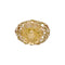 Bague 52 Bague vintage or jaune, citrine. 58 Facettes 35067
