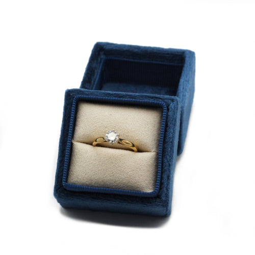 Bague 49 Solitaire - Or jaune et diamant 58 Facettes 1096