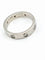 Bague 53 CARTIER - Alliance Love 4mm or blanc et diamants 58 Facettes