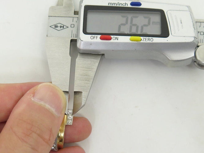 Bague 50 bague tank art deco sertie diamants 1.1ct rubis t50 en or jaune platine 8gr 58 Facettes 269295