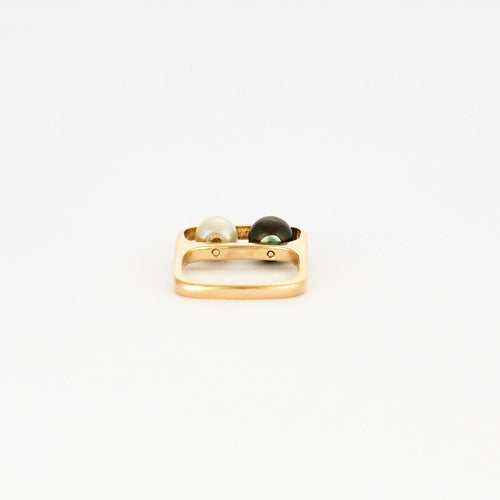 Bague 52 PIERRE CARDIN - BAGUE VINTAGE TOI ET MOI 58 Facettes M8620