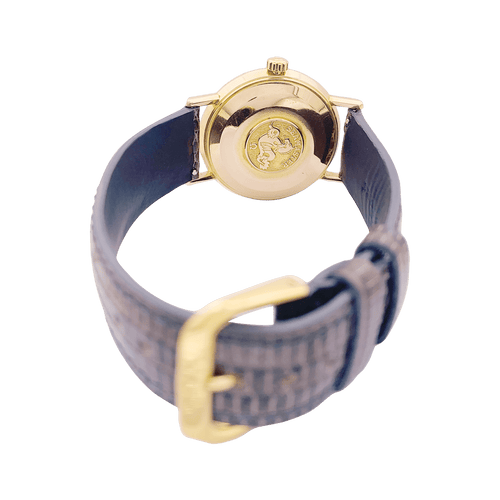 Montre Montre Omega "Seamaster De Ville" or rose, cuir. 58 Facettes 34488