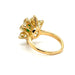 Bague Marguerite Or jaune - Emeraude et Diamants 58 Facettes 1.0000372/1