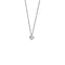 Collier COLLIER OR BLANC 1 DIAMANT O,20ct 58 Facettes M8927