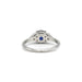 Bague 54 Bague or, diamants, saphir 58 Facettes 240357R