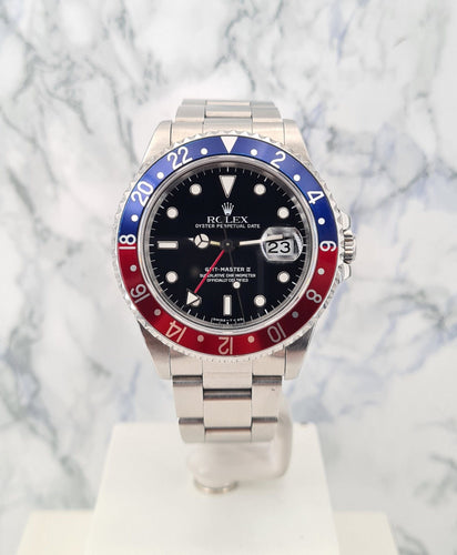 Montre ROLEX GMT-Master II "Pepsi" 58 Facettes 16710-1-1