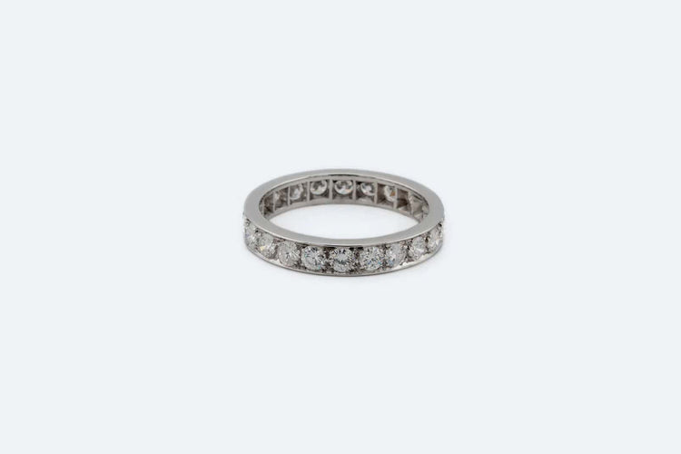 Bague 7 / Oro Bianco Girodito in oro bianco con diamanti 58 Facettes ANL648