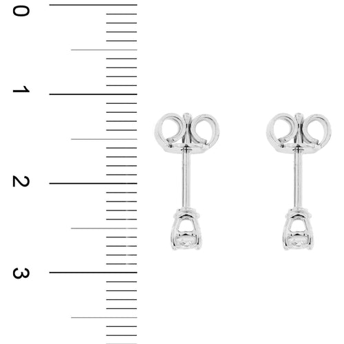 Boucles d'oreilles Boucles d'oreilles point lumineux avec diamants 0,20 ct 58 Facettes 415