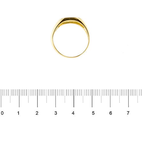 Bague 64 Bague en or jaune pour homme avec diamant 58 Facettes 35928