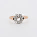 Bague Bague marguerite or rose et diamants 58 Facettes 300-2