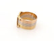 Bague 56 vintage bague CARTIER double c en 3 ors jaune rose blanc 58 Facettes 262048