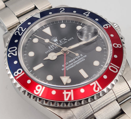 Montre ROLEX GMT-Master II "Pepsi" 58 Facettes 16710-1-1