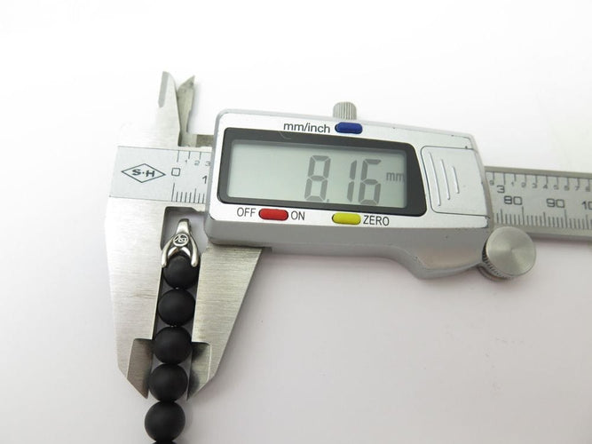 Bracelet bracelet DAVID YURMAN spiritual beads onyx & diamants 58 Facettes 260546