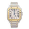 Montre Montre Cartier "Santos" or, acier. 58 Facettes 33853