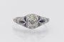 Art Déco ring with diamonds, 1920s 58 Facettes 11324