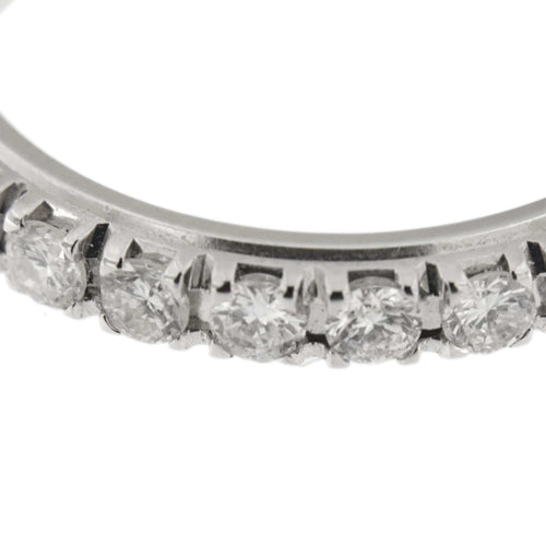 Bague 59 Bague en or blanc et diamants 58 Facettes 26688