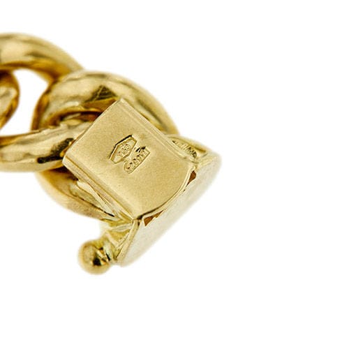 Bracelet Bracelet à maillons gourmette en or jaune 58 Facettes 35302