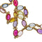Collier Collier pierres de couleur 58 Facettes 28080