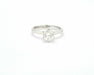 Bague Bague solitaire en or blanc avec diamants 58 Facettes