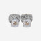 Boutons de manchette Boutons de manchette en or blanc et diamant de 5,83 carats 58 Facettes 22633