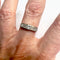 Bague 53.5 Bague contemporaine moderne en or avec diamants 58 Facettes Q51B
