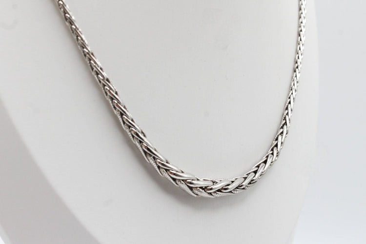 Collier Collier en maille épis 58 Facettes 250079