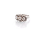 Bague 53.5 Bague vintage trois diamants 58 Facettes 27520