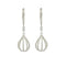 Boucles d'oreilles Boucles d’Oreilles Montgolfières Diamants Or Gris 58 Facettes BO132