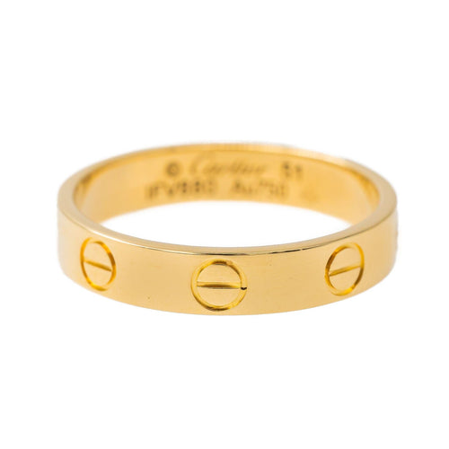 Bague 51 Cartier Bague Alliance Love Or jaune 58 Facettes 3411137CN