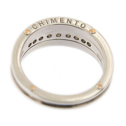Bague 54 CHIMENTO - Demi alliance Diamants 58 Facettes 32439