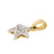 Pendentif Pendentif Etoile Or blanc Diamant 58 Facettes 2927108CN