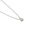 Collier Collier Solitaire Or blanc Diamant 58 Facettes 2609057CN