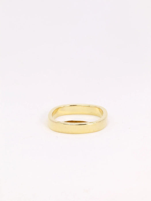 Square wedding ring Dinh Van yellow gold