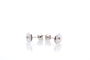 Boucles d'oreilles Puces d'oreilles or blanc et diamants 58 Facettes 27134-27135