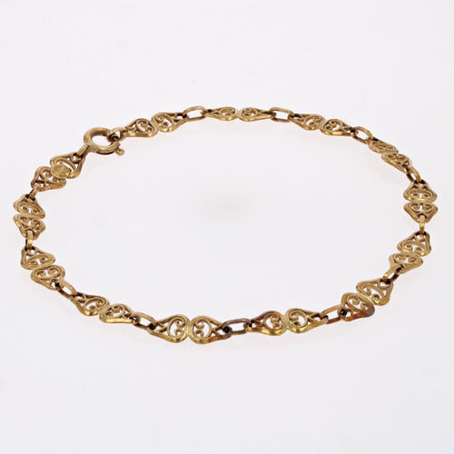 Bracelet Bracelet en or jaune filigrané 58 Facettes 24-330B