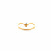 Bague 53 Solitaire Or Jaune Topaze 58 Facettes 97-GS34629