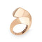 Bague 52 Bague sculpturale Bypass Estate 18k Or Rose Large Cocktail Band Bijoux 58 Facettes G13737