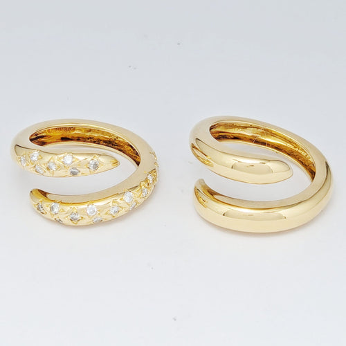 Bague Bague Chaumet « Tango » en or jaune 18 carats et diamant 58 Facettes 32617