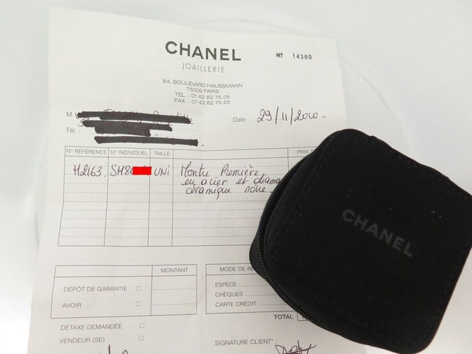 Montre montre CHANEL premiere ceramique 19mm 52 diamants 58 Facettes 260457