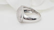 Bague 52.5 Bague pavage en or blanc et diamants 58 Facettes 18487